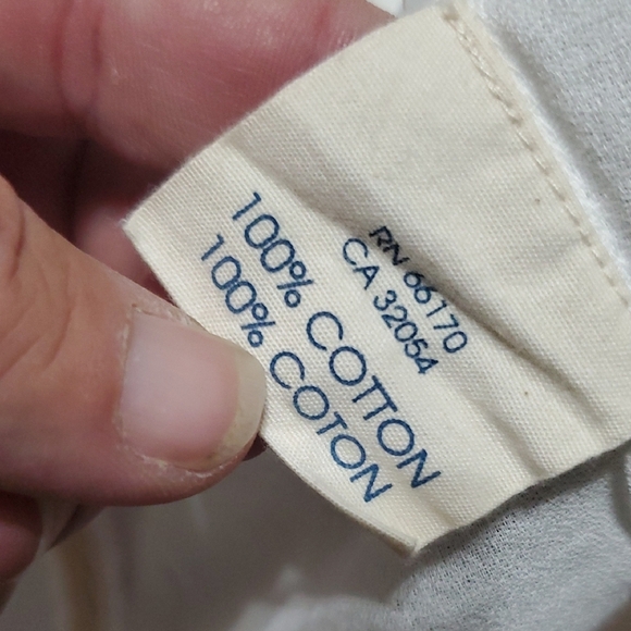 Edme & Esyllte Anthropologie Chic Tan and White Blouse with Elegant Design - Picture 10 of 11